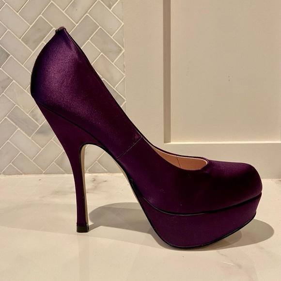 LAST CHANCE! Steve Madden Sky High Purple Platforms - Picture 8 of 11
